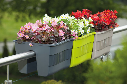 Wave 30cm Balcony Railing Pot Box
