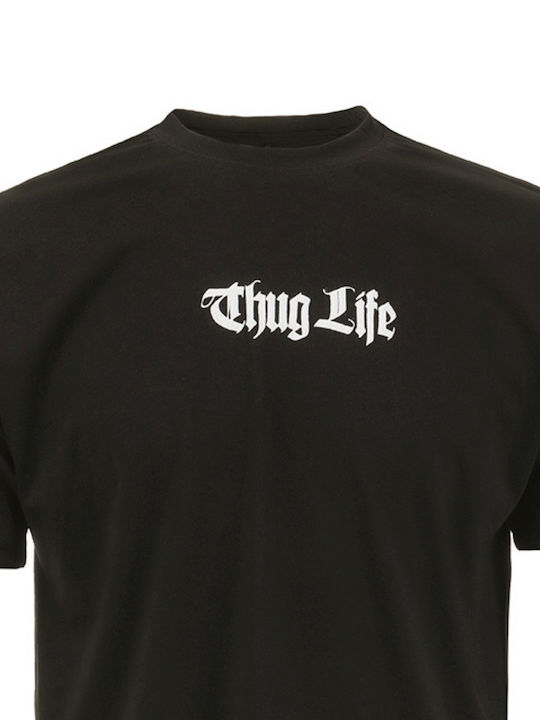 Gangs Oversized Thug Life 970 T-shirt Black