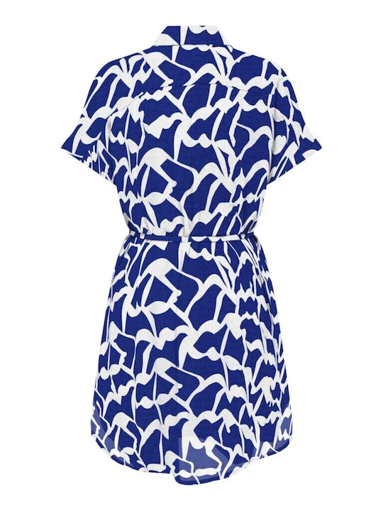 Only Life Shirt Dress Dress Blue