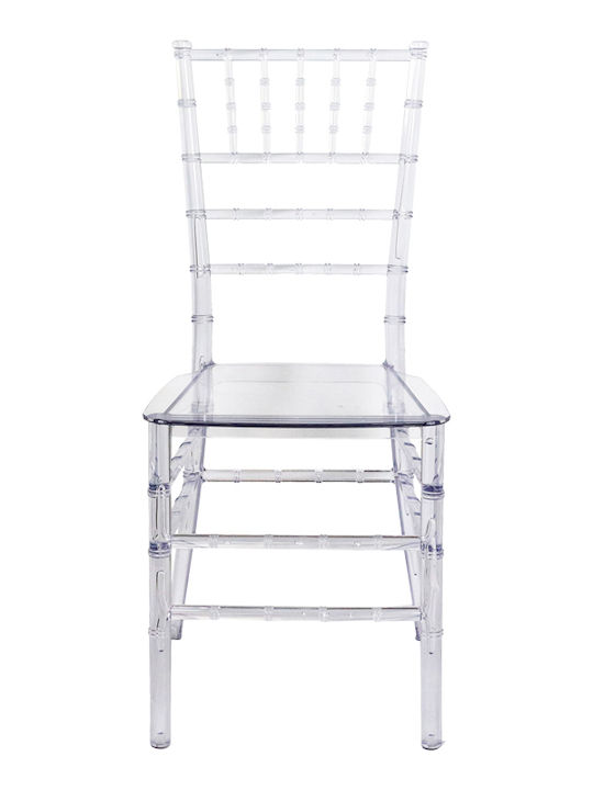 Scaun de catering Polipropilenă Tiffany Transparent 38.5x46x88cm