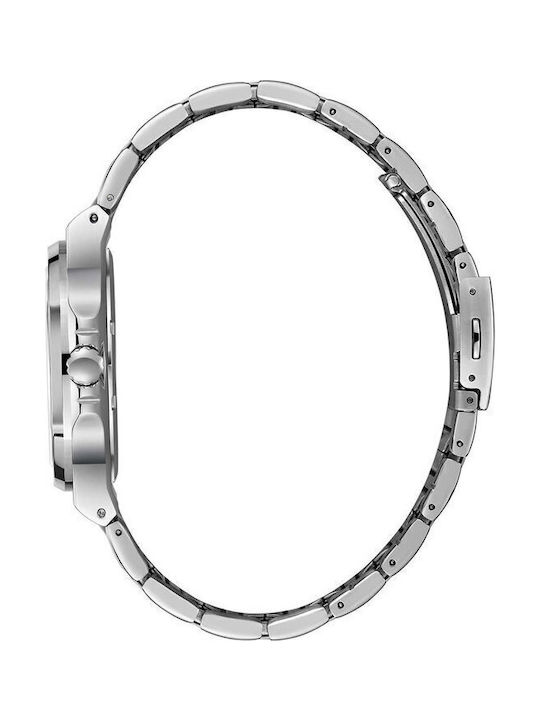 Lee Cooper Men's Watch Battery with Silver Metal Bracelet