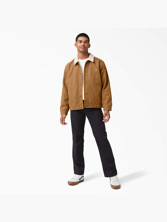 Dickies Canvas Herren Jacke Lässig CAFE