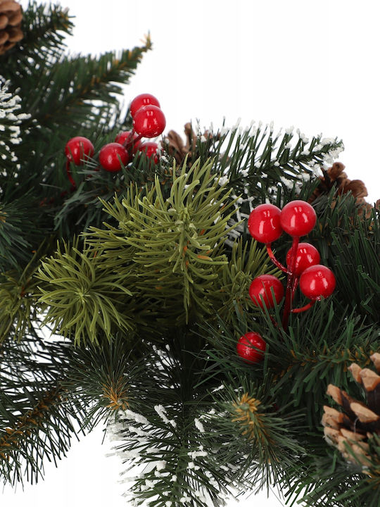 Kadax Χριστουγεννιάτικη Светлинна гирлянда Пластмасова Dense Pinecones Зелен 115см 1бр
