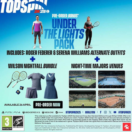 TopSpin 2K25 Xbox Series X Game