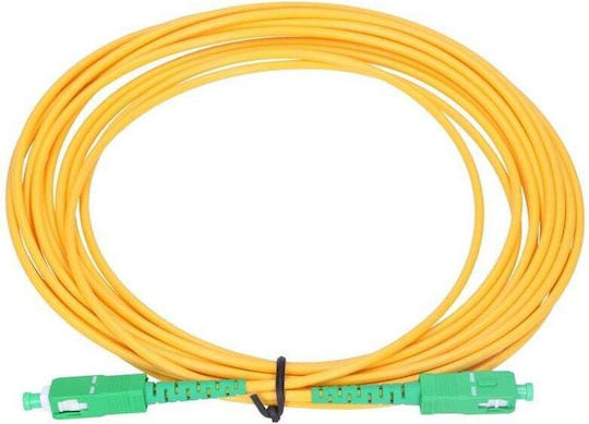 Extralink Fiber Optic Cable SC/APC-SC/APC 30m Yellow 1pcs