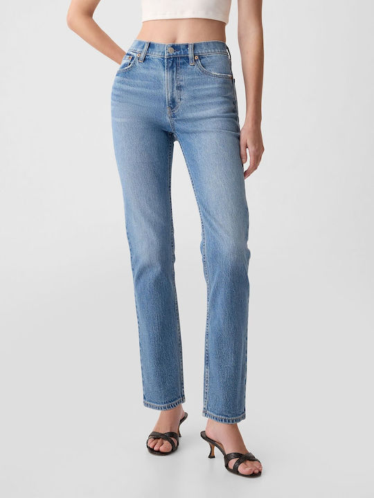 High Rise '90s Straight Τζιν Παντελόνι Medium Indigo