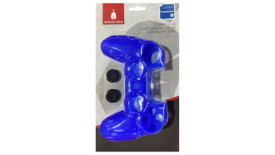 Spartan Gear und Daumengriffe für Controller PS4 Blau
