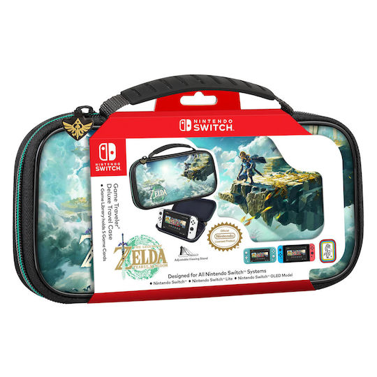 Bigben Interactive Deluxe Travel Case pentru Consolă Switch / Switch Lite / Comutator OLED Zelda Tears of the Kingdom