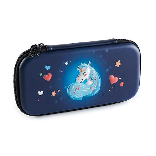 Nacon 3D Unicorn Υφασμάτινη Θήκη Μεταφοράς για Κονσόλα Switch Μπλε