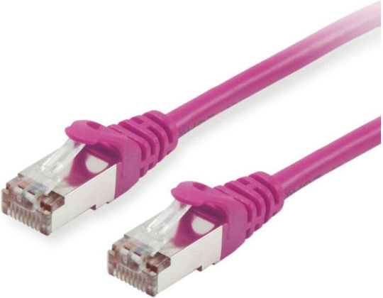 Equip S/FTP Cat.6 Gigabit Network Cable Ethernet 0.5m Purple
