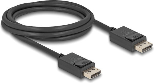 DeLock Kabel DisplayPort-Stecker - DisplayPort-Stecker 2m Schwarz (80493)