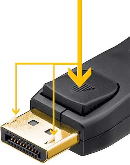 Goobay Cable DisplayPort male - DisplayPort male 5m Black (61699)