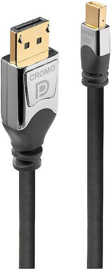 Lindy 36310 Καλώδιο DisplayPort male - mini DisplayPort male 0.5m Γκρι