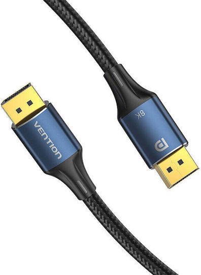 Vention Cable DisplayPort male - DisplayPort male 2m Μπλε (HCELH)