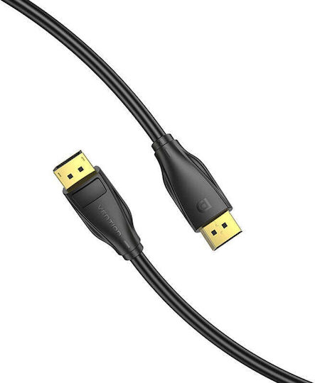 Vention Cable DisplayPort male - DisplayPort male 1.5m Μαύρο (HCDBG)