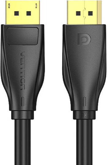 Vention Cable DisplayPort male - DisplayPort male 1.5m Μαύρο (HCDBG)