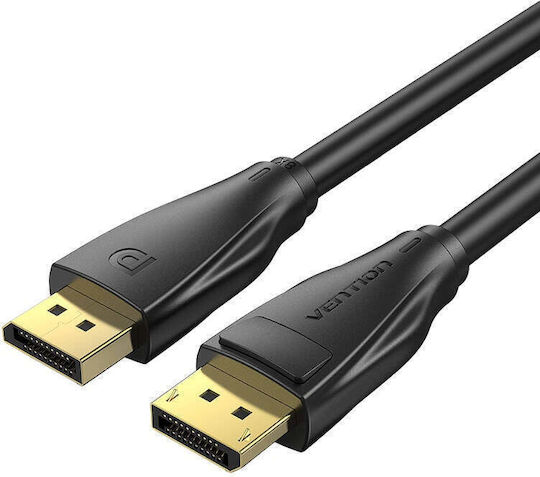 Vention Cable DisplayPort male - DisplayPort male 1.5m Μαύρο (HCDBG)