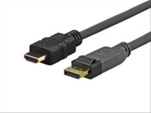 Vivolink Cable DisplayPort male - HDMI male 5m Μαύρο (PRODPHDMI5)