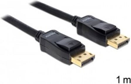 DeLock Kabel DisplayPort-Stecker - DisplayPort-Stecker 1m Schwarz (82423)