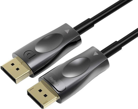 PremiumCord Cable DisplayPort male - DisplayPort male 10m Μαύρο (KPORT6-10)