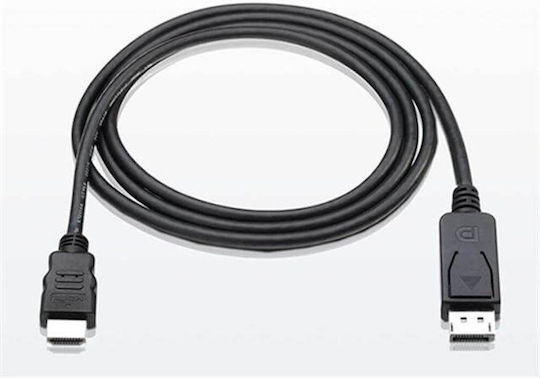 Techly Cable DisplayPort male - HDMI male 1m Black (ICOC-DSP-H12-010)