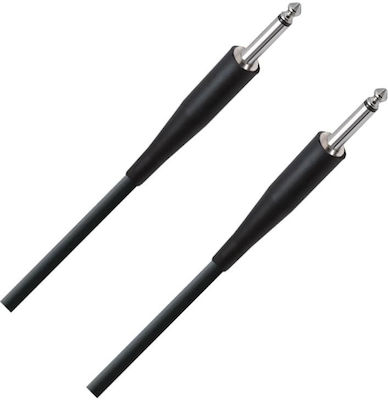 Audio Master Kabel 6,3mm Stecker - 6,3mm Stecker 3m Schwarz (TLC121/3M)