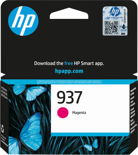 HP 937 Original InkJet Printer Ink Magenta (4S6W3NE)