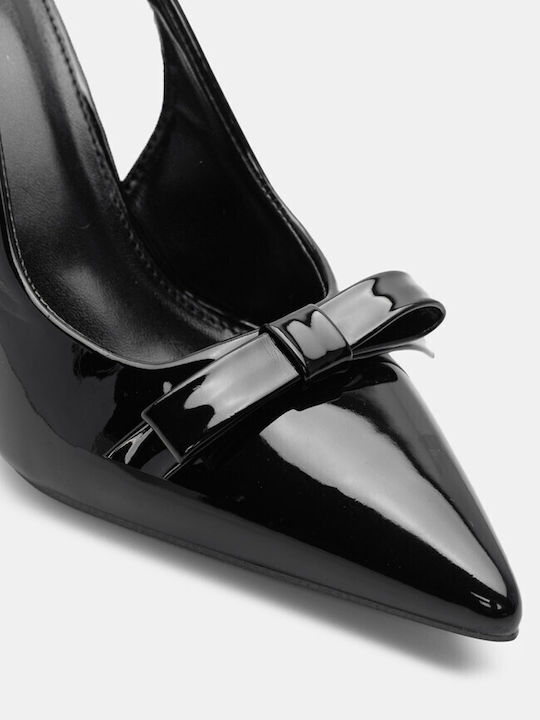 Open Heel Pumps with Bow 4323201-black