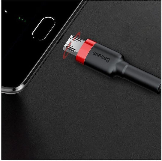 Baseus Cafule 3m Regular USB 2.0 to micro USB Cable Red (CAMKLF-H91)
