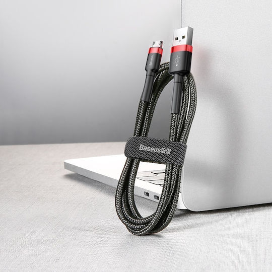 Baseus Cafule 3m Regular USB 2.0 to micro USB Cable Red (CAMKLF-H91)
