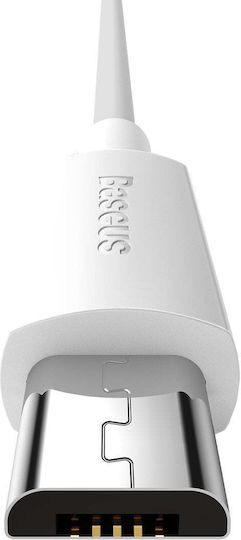 Baseus 1.5m Regular USB 2.0 to micro USB Cable White (TZCAMZJ-02)