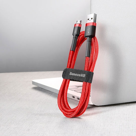 Baseus Cafule 1m Regular USB 2.0 to micro USB Cable Red (CAMKLF-B09)