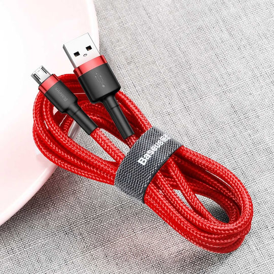 Baseus Cafule 1m Regular USB 2.0 to micro USB Cable Red (CAMKLF-B09)