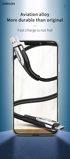 Joyroom S-M411 Regular USB 2.0 to micro USB Cable Μαύρο 1.2m 1τμχ