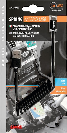 Lampa Silver Line Regular USB 2.0 to micro USB Cable Γκρι 1m L3870.0 1τμχ
