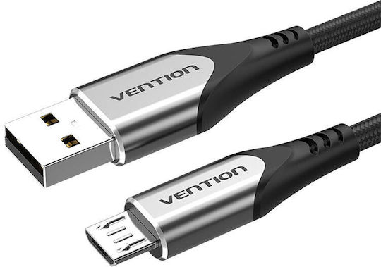 Vention Редовен USB 2.0 към Микро USB Кабел Черен 1м COAHF 1 Брой
