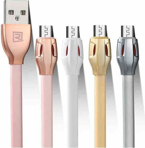 Remax Laser RC-035m Flach USB 2.0 auf Micro-USB-Kabel Gray 1m 1Stück