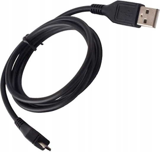 Setty Regular USB 2.0 to micro USB Cable Μαύρο 1m