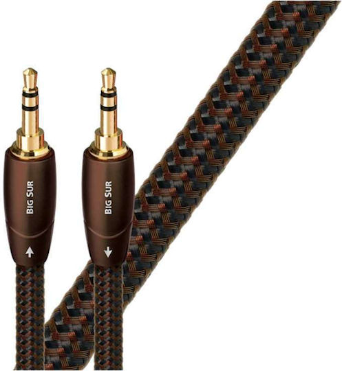 Audioquest Audio Cable 3.5mm Male - 3.5mm Male Black 1.5m with Gold Plated Terminals Big Sur
