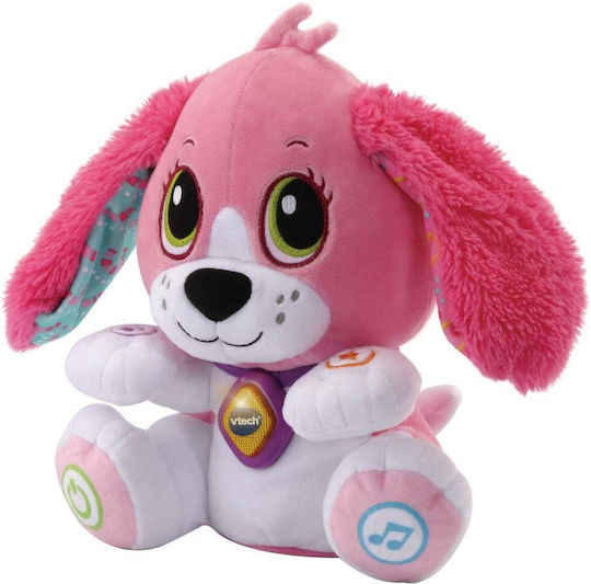 Jucărie de pluș interactivă Vtech Cățeluș Roz