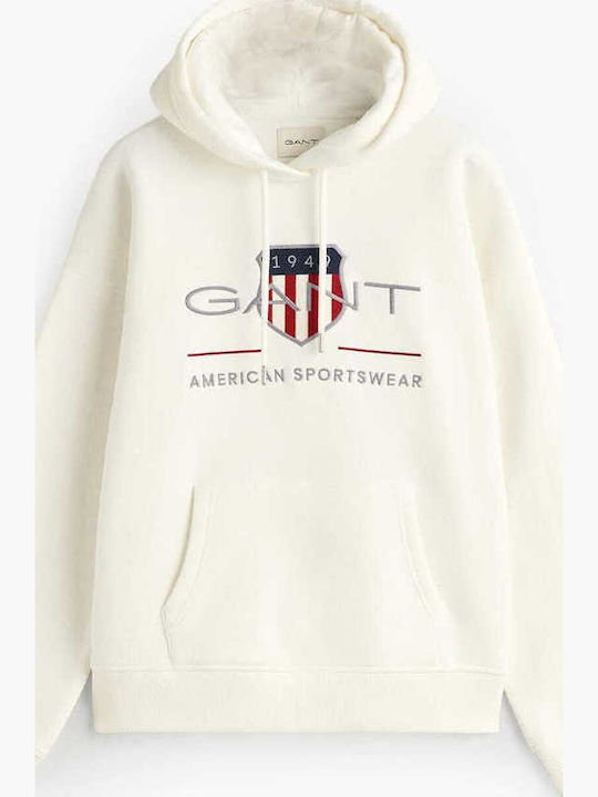 Archive Shield Women's Sweatshirt Hooded White