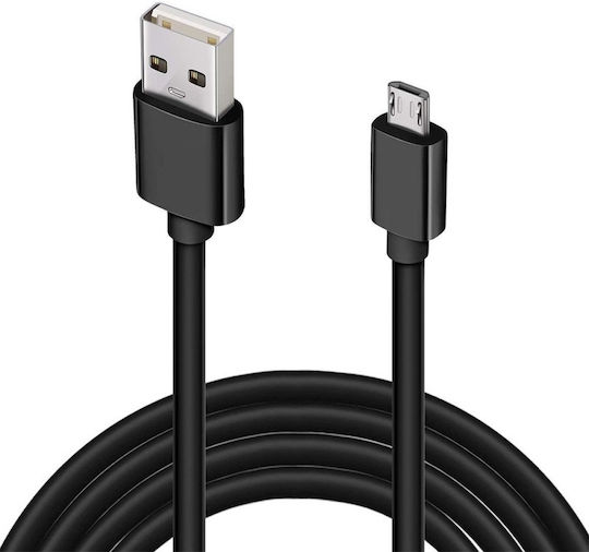 NG Regular USB 2.0 to micro USB Cable Μαύρο 1.8m (NG-MICROUSB-2M)