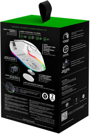 Razer Basilisk V3 Pro Wireless RGB Gaming Mouse 30000 DPI White