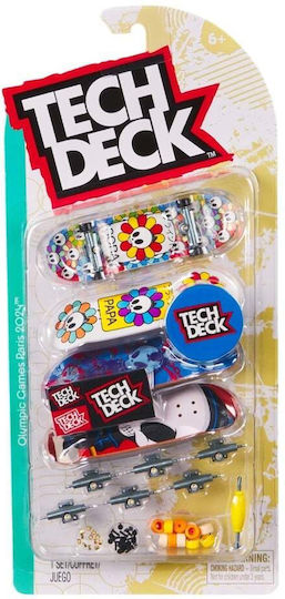 Tech Deck 4 Piece Fingerboard Pack 9.6cm