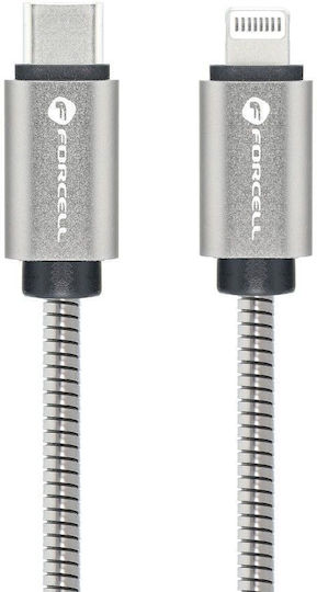 Forcell 8-pin USB-C to Lightning Cable 27W Gray 1m FOCB-274473
