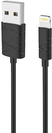 Usams Regular USB to Lightning Cable Λευκό 1m (US-SJ038)