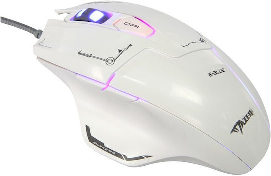 E-Blue Mazer Gaming Ποντίκι Λευκό
