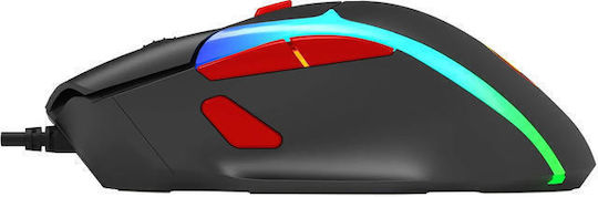 Marvo M360 RGB Gaming Ποντίκι 12000 DPI Μαύρο