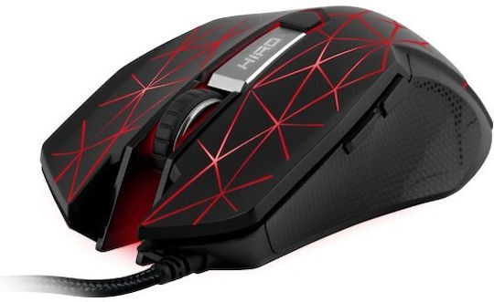 Hiro Spider+ Gaming Ποντίκι 5000 DPI Γκρι