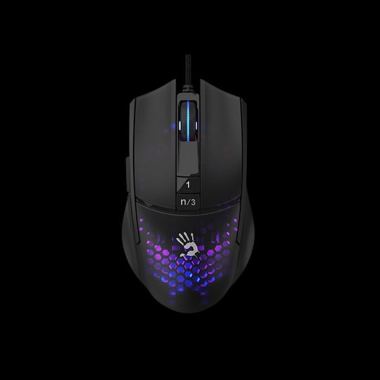 A4Tech L65 MAX RGB Gaming Mouse 12000 DPI Black